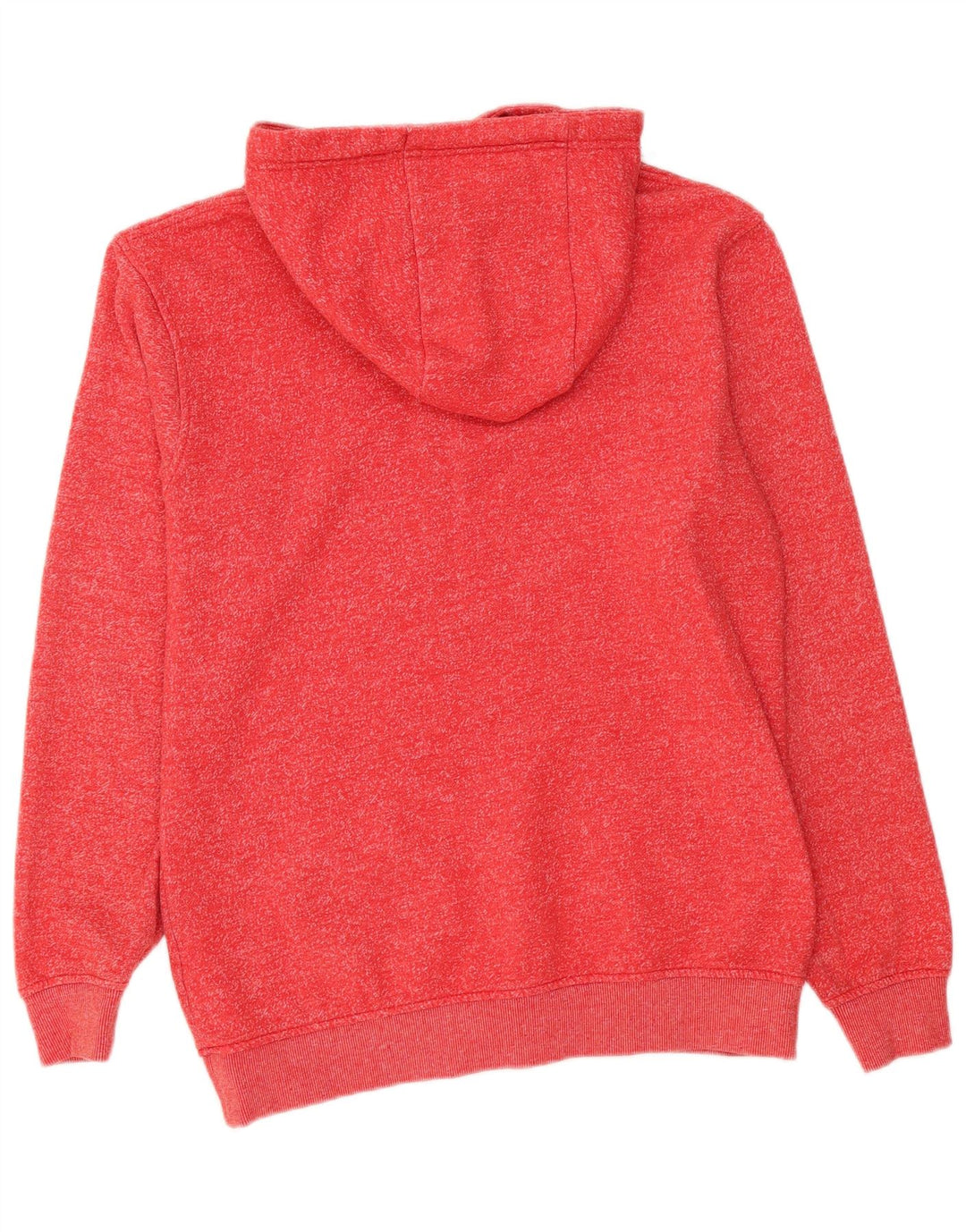Animal Sudadera con capucha y cremallera para hombre Algodón moteado rojo medio