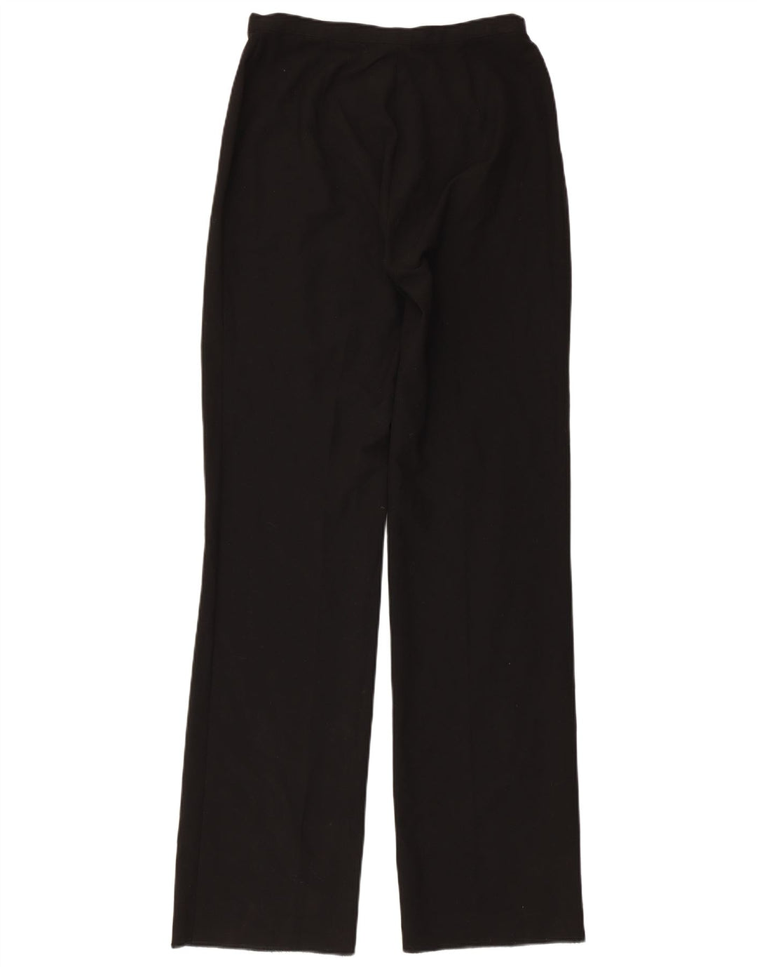 CALLE. BERNARD Pantalones informales rectos de cintura alta para mujer W28 L35 Negro