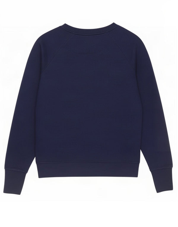 Champion Sudadera de gran tamaño con gráfico para mujer UK 6 XS Azul marino