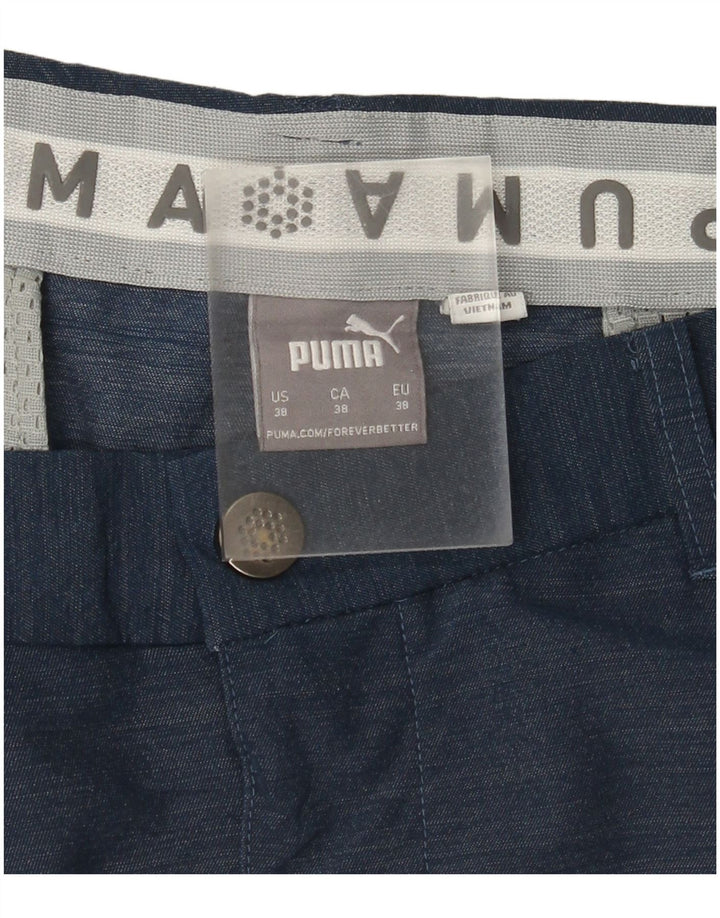 Puma Pantalones cortos chinos para hombre W38 XL Azul marino