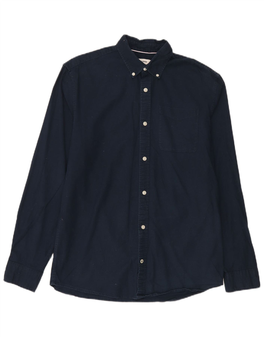 Camisa Jack & Jones Hombre Medium Azul Marino Algodón