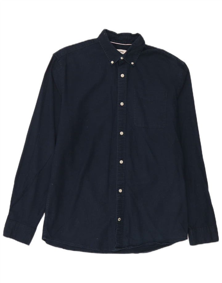 Camisa Jack & Jones Hombre Medium Azul Marino Algodón