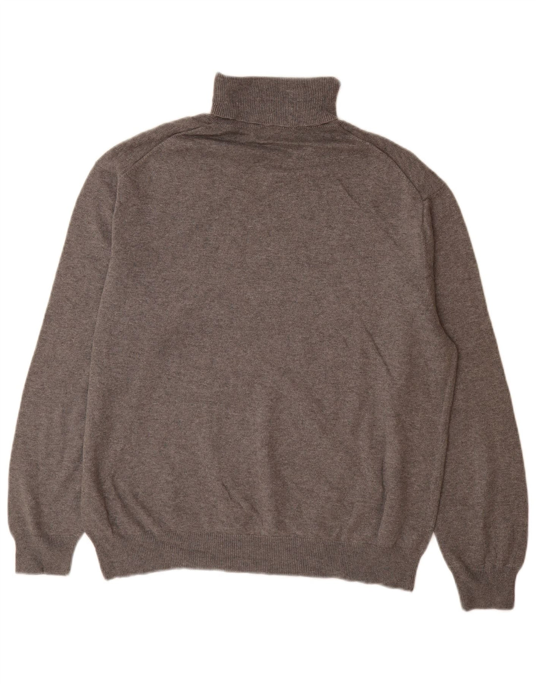 Massimo Dutti Hombre Jersey Cuello Vuelto Gris Medio