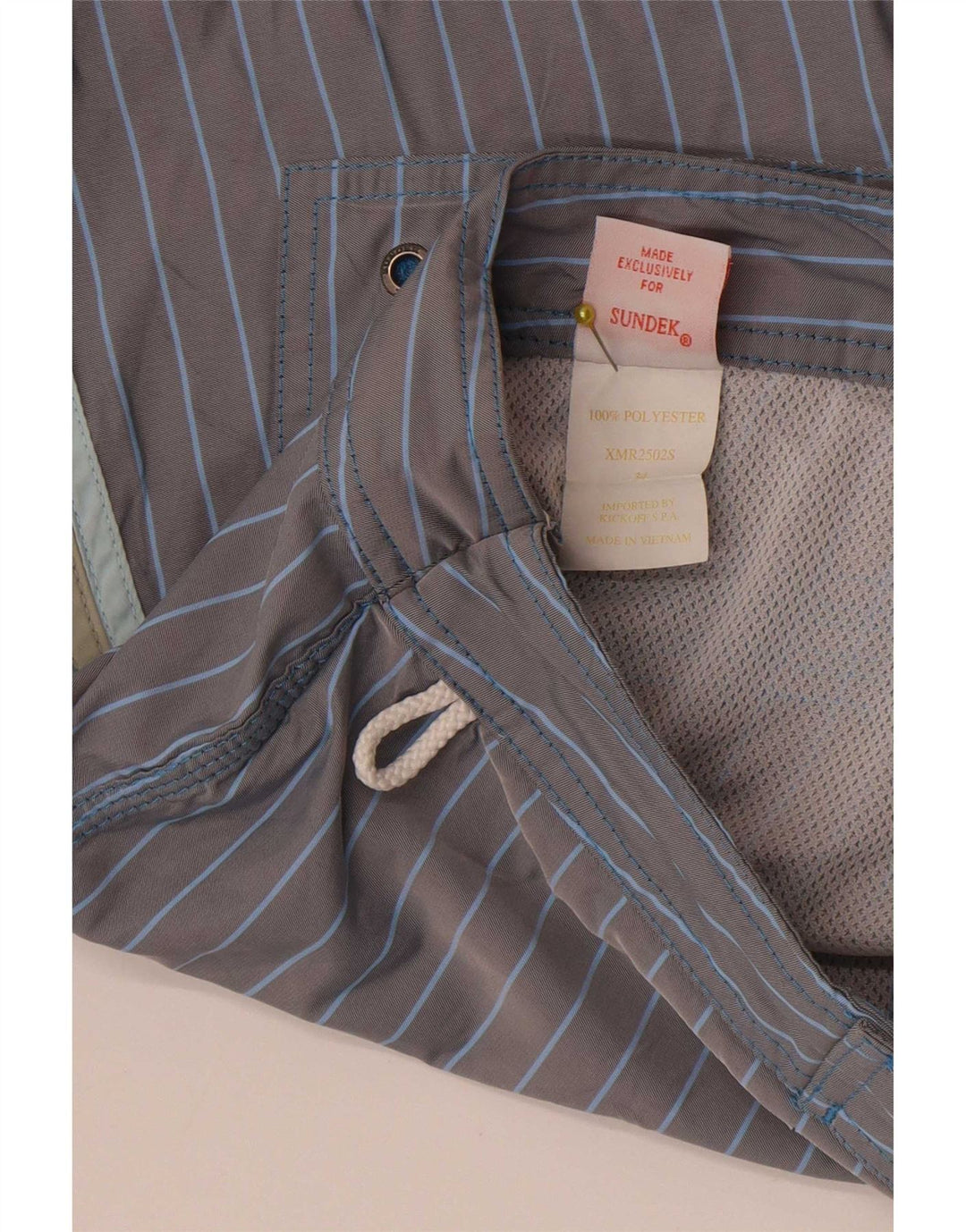 Sundek - Bañador para hombre, talla grande, poliéster, color gris