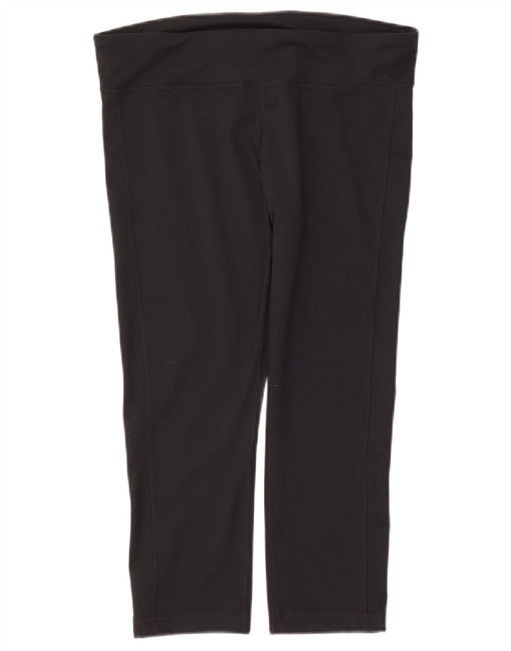 Under Armour Leggings capri para mujer UK 46 Grande Poliéster negro