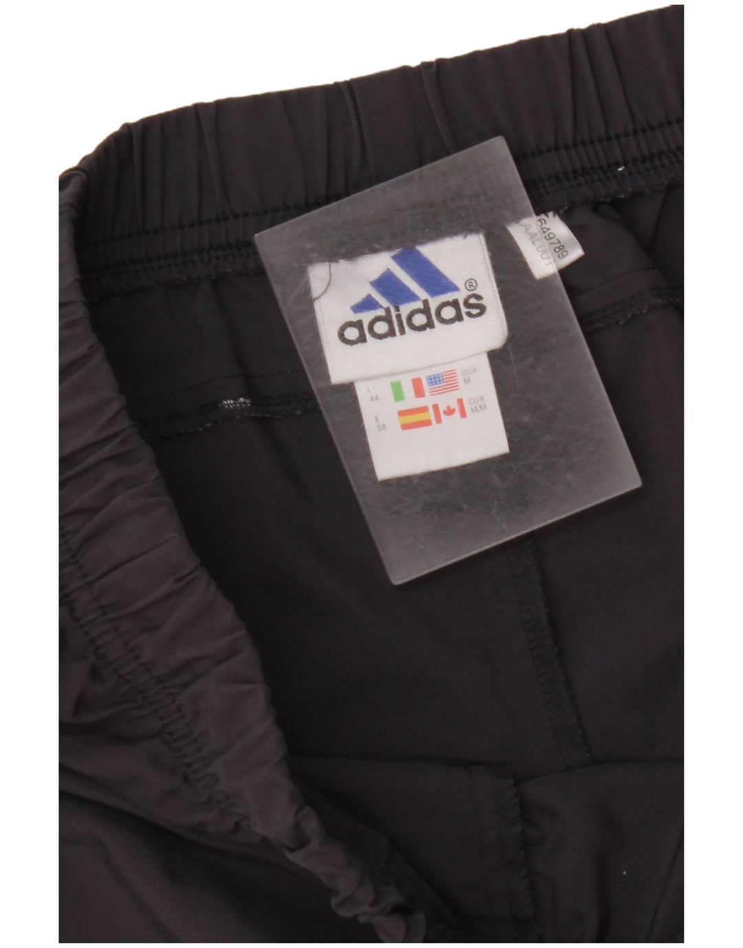 ADIDAS Pantalones cortos deportivos para mujer UK 12 Mediano Azul marino Poliéster