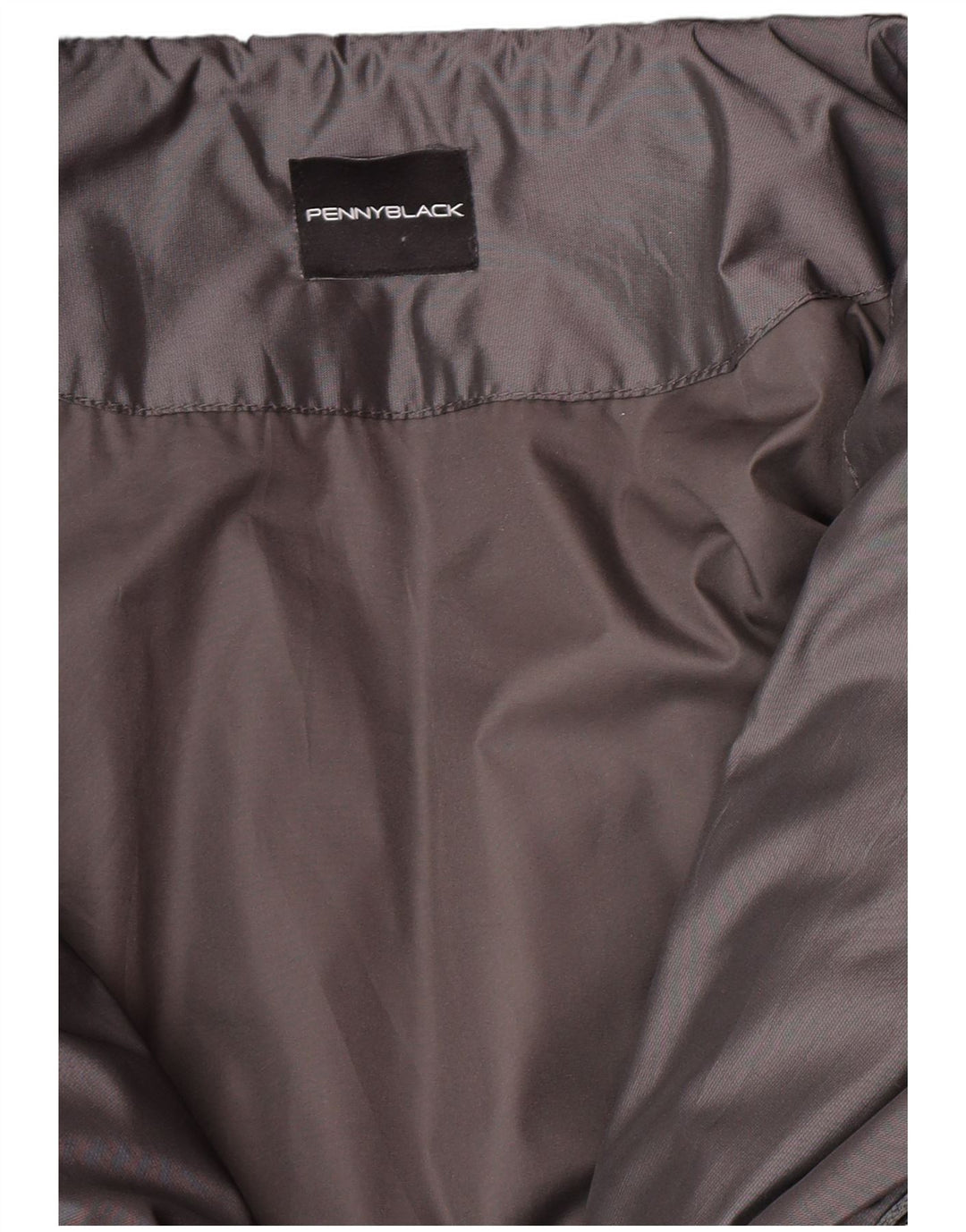 Penny Black Abrigo acolchado con capucha para mujer UK 42 Gris medio