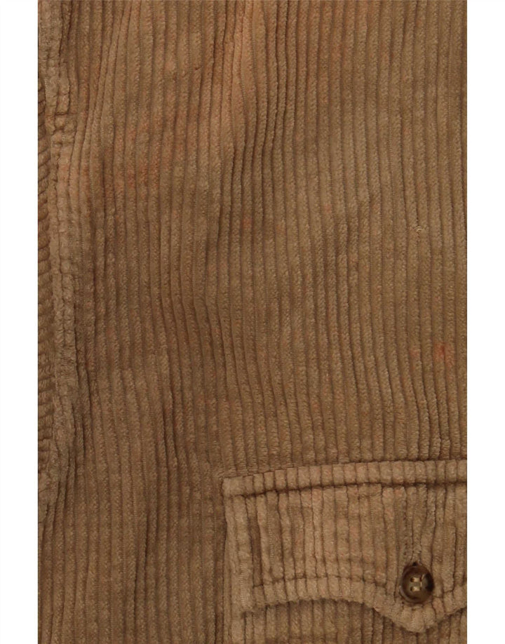 Camisa Levi's Hombre De Pana De Algodón Beige Medio
