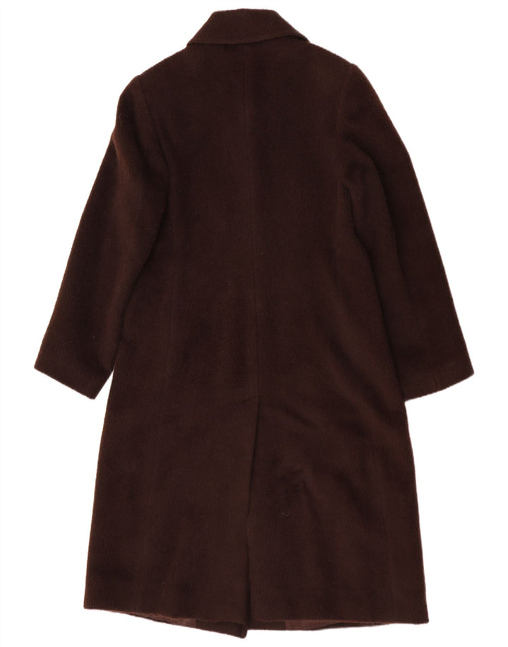 Abrigo vintage para mujer IT 48 XL Lana marrón