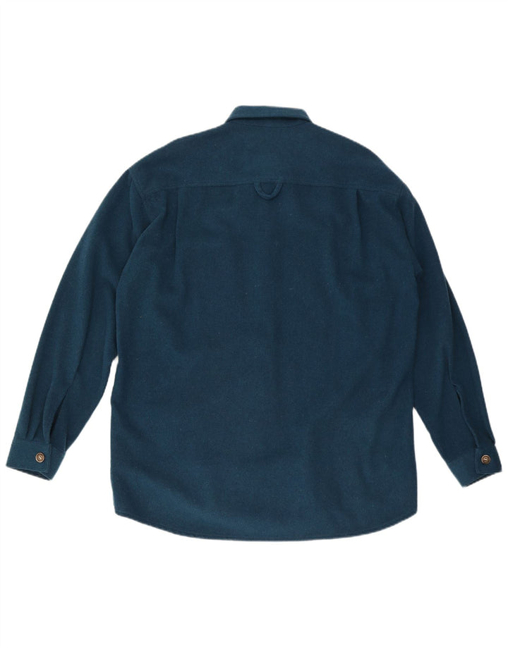 Camisa Daniel Hechter Hombre Lana Turquesa Mediana
