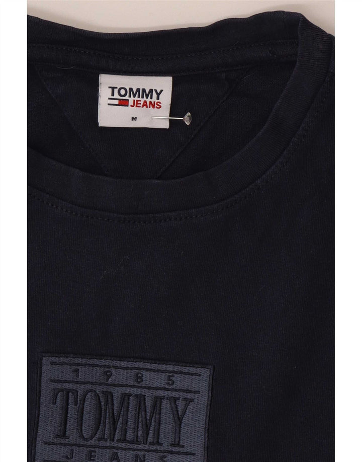 Tommy Hilfiger Hombre Camiseta Gráfica Top Medium Azul Marino