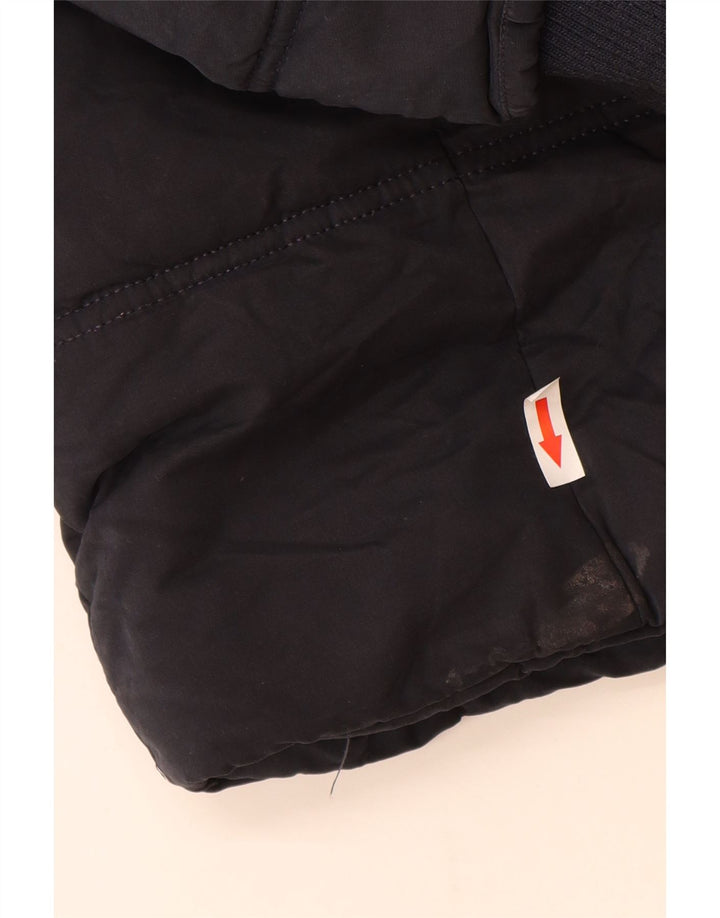 Abrigo acolchado con capucha para mujer Fat Face UK 8 Small Poliéster azul marino