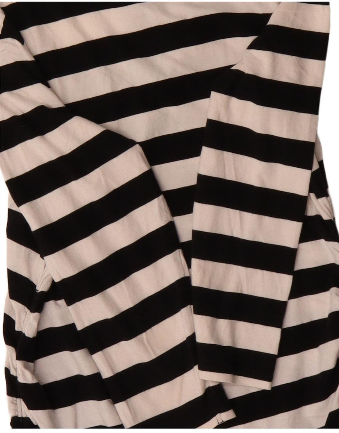 Michael Kors Top para mujer manga 3/4 UK 12 Algodón a rayas negro mediano