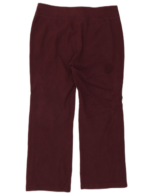 Dkny Pantalones de chándal gráficos para mujer UK 44 Medio Borgoña Colorblock