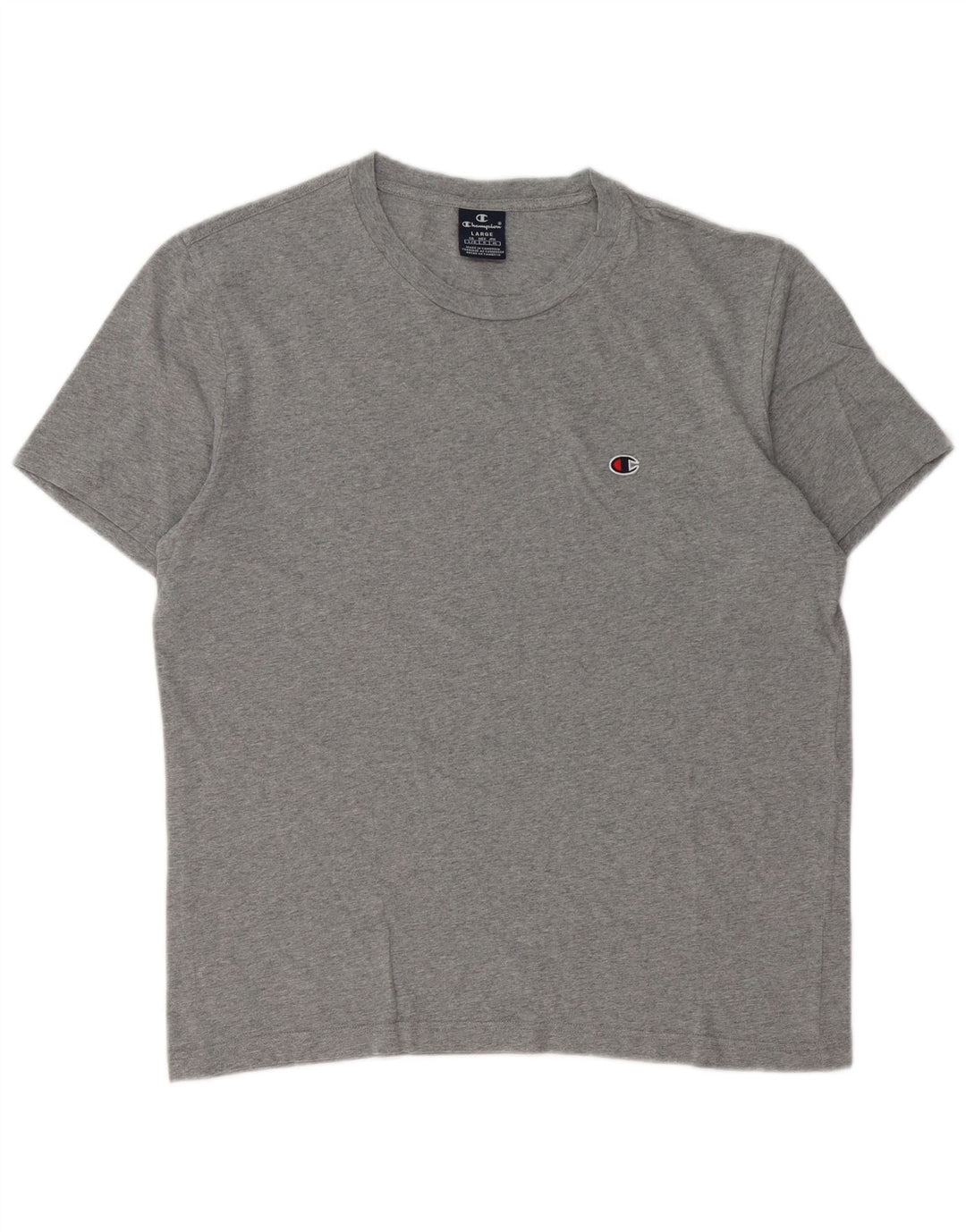 Champion Camiseta para hombre Top grande gris moteado