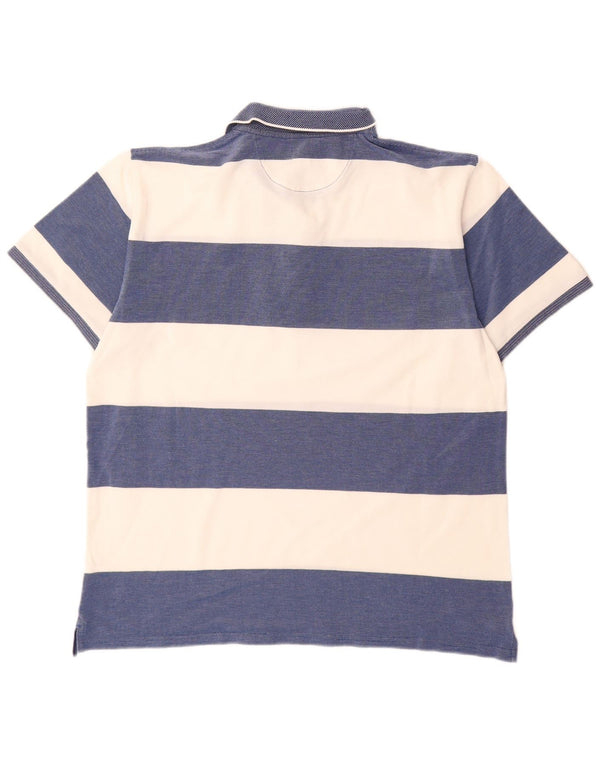 Gant Polo Rugby Hombre XL Algodón A Rayas Azul