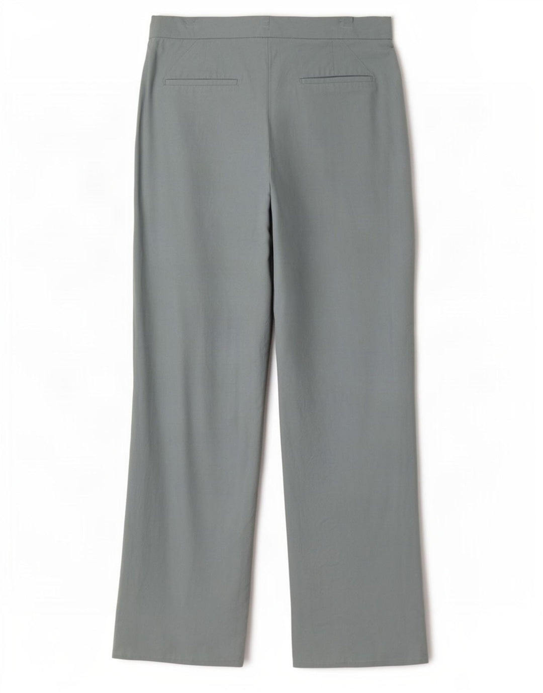 Zara Mujer Pantalón Chino Recto Mediano W28 L29 Azul