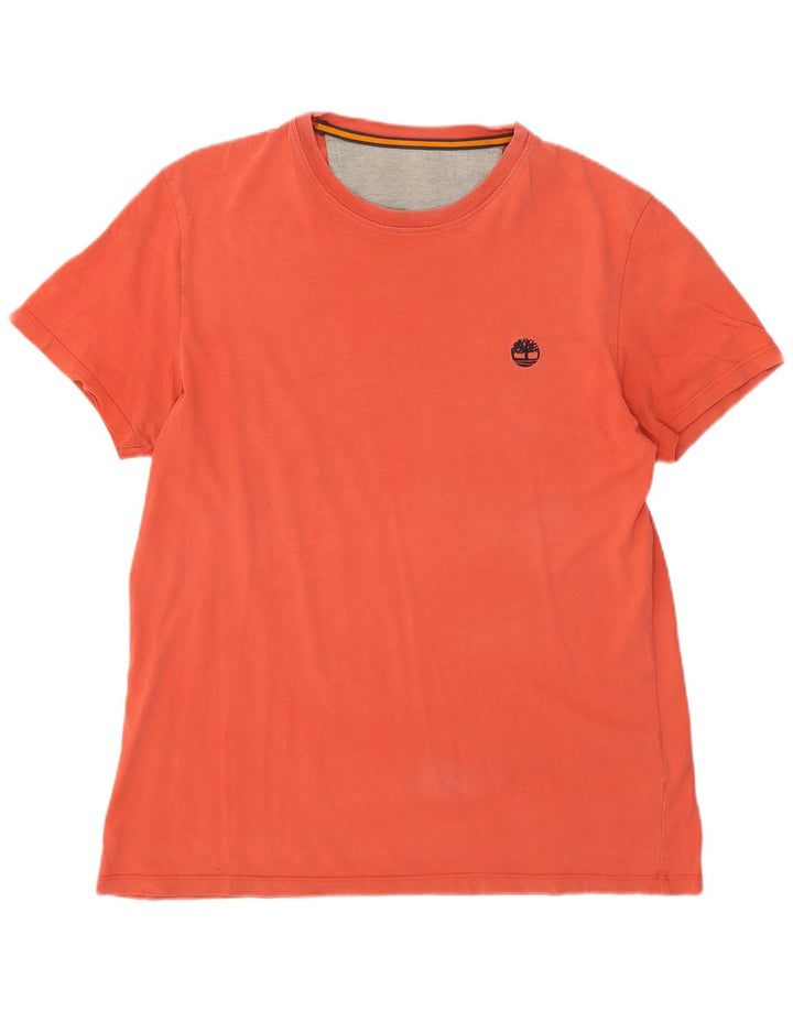 Timberland - Camiseta ajustada para hombre, color naranja medio