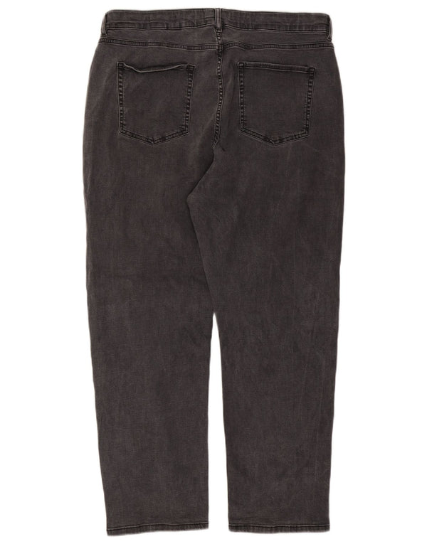 Marks & Spencer Vaqueros rectos Per Una para mujer UK 20 2XL W40 L28 Negro