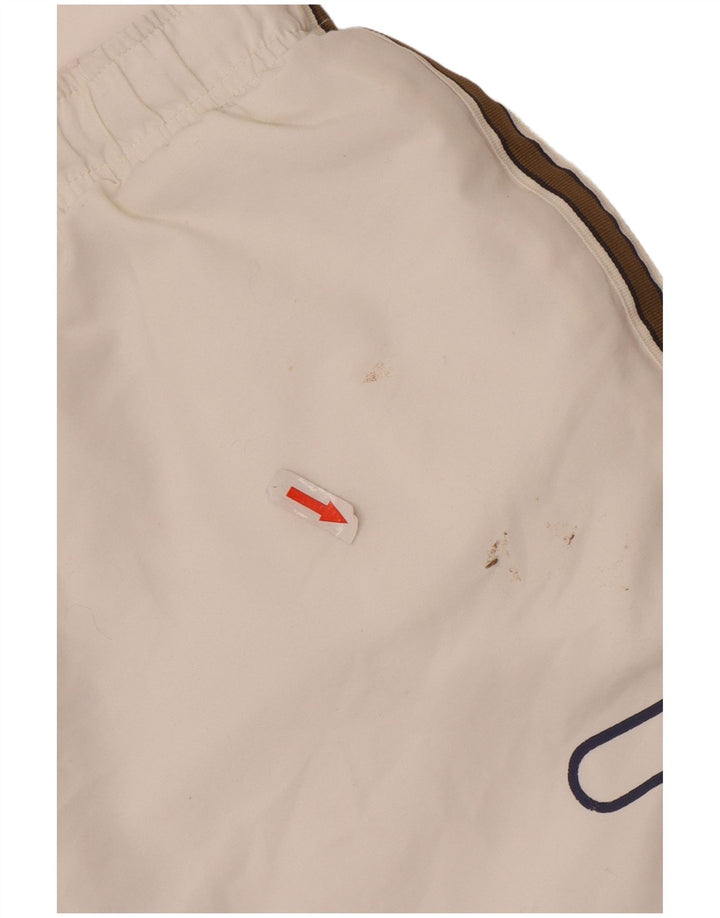 Fila Pantalón De Chándal Gráfico Para Hombre Poliéster A Rayas Blanco Grande