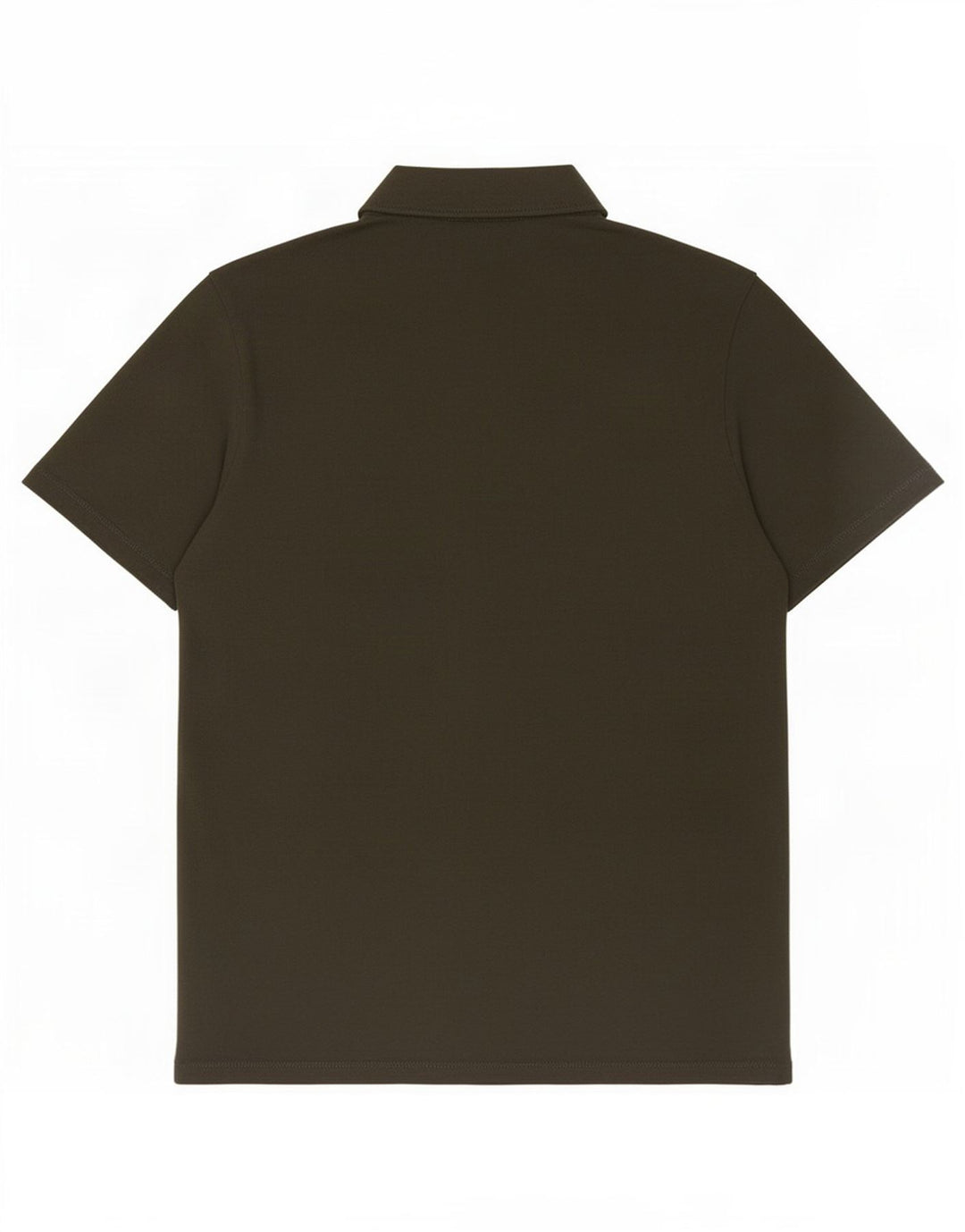 All Saints Polo para hombre de algodón caqui grande