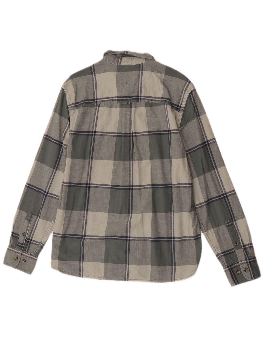 Camisa de franela para hombre de Fat Face de algodón a cuadros grises grandes