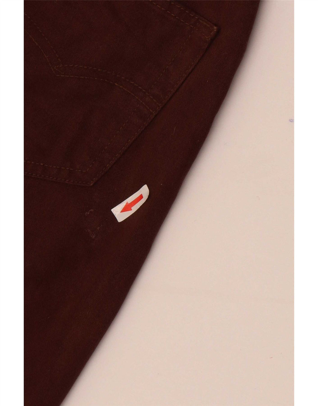 Vaqueros Levi's Mujer 501 Rectos W29 L32 Algodón Marrón