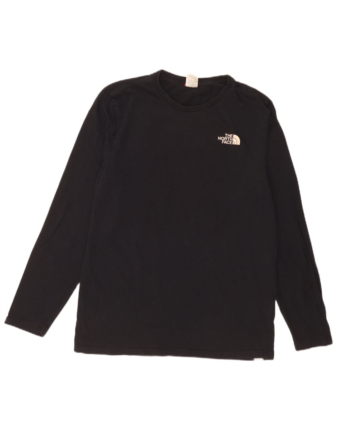 The North Face Hombre Camiseta Gráfica Manga Larga Algodón Negro Mediano