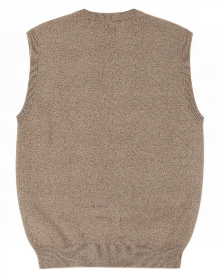Marks & Spencer Camiseta sin mangas para hombre de algodón moteado en color beige medio