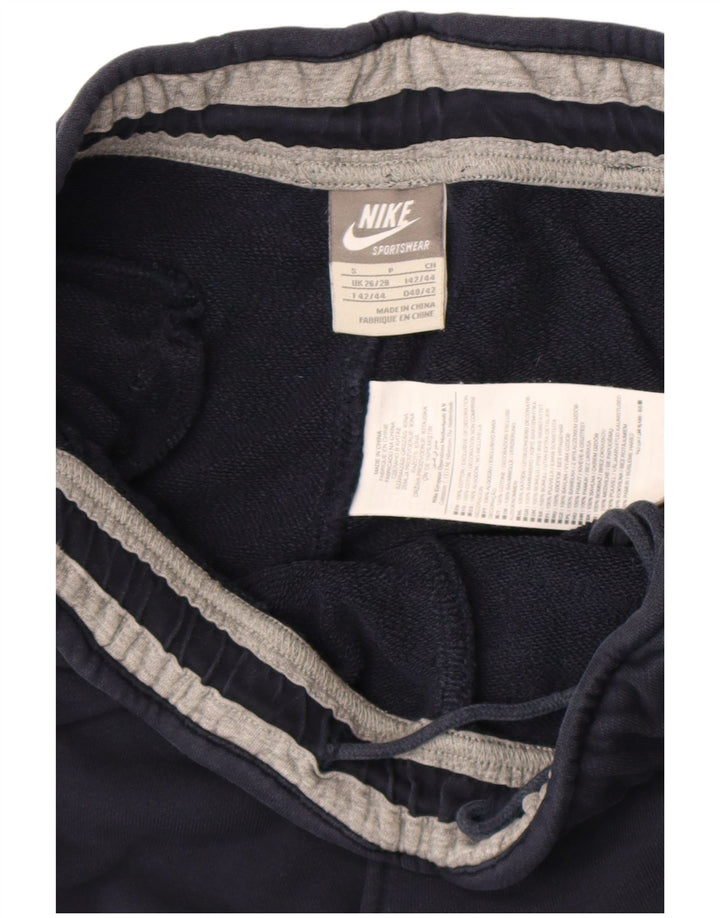 Nike - Pantalones de chándal para hombre, talla pequeña, algodón azul marino