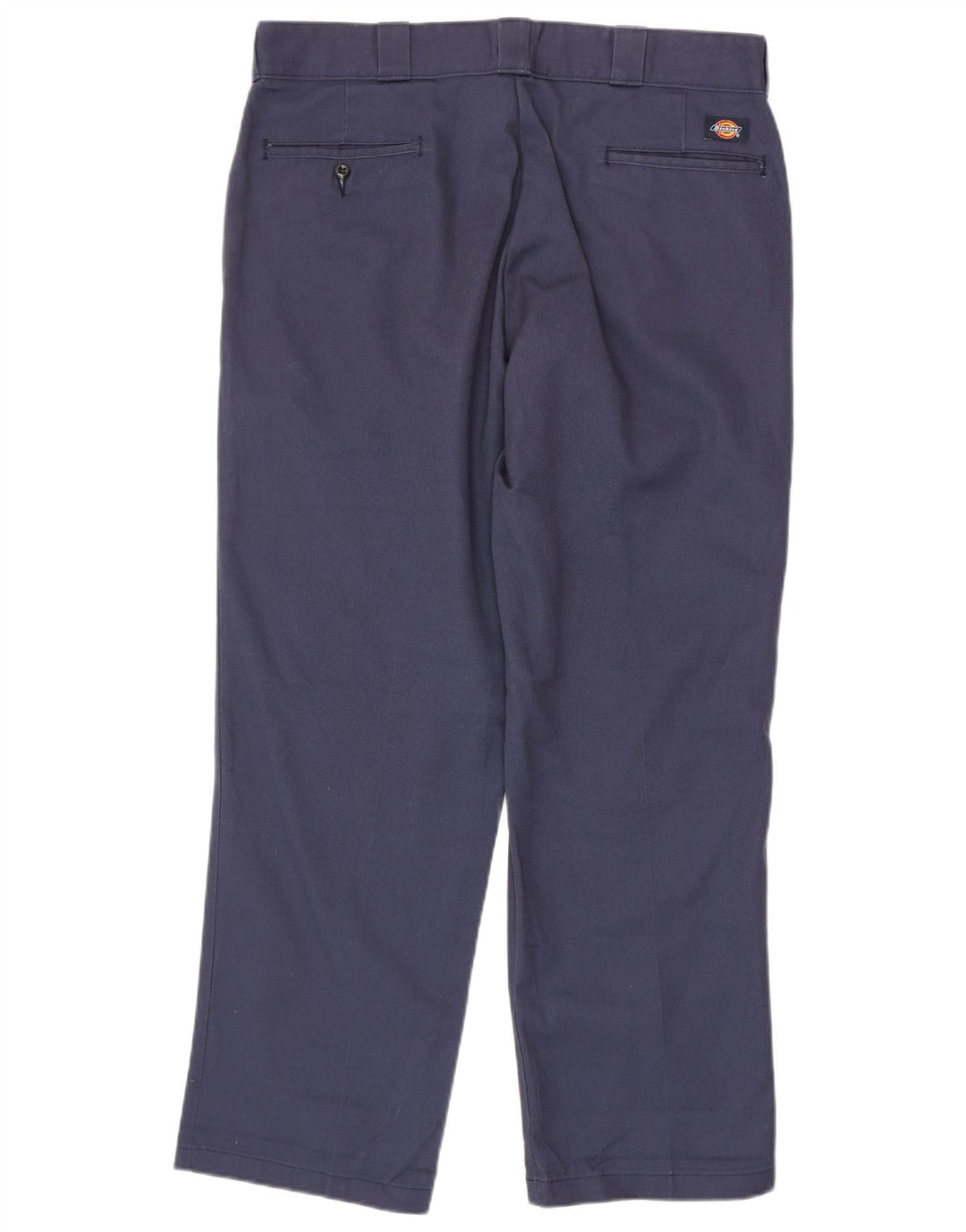 Dickies Pantalón chino recto para hombre W38 L30 Poliéster azul marino