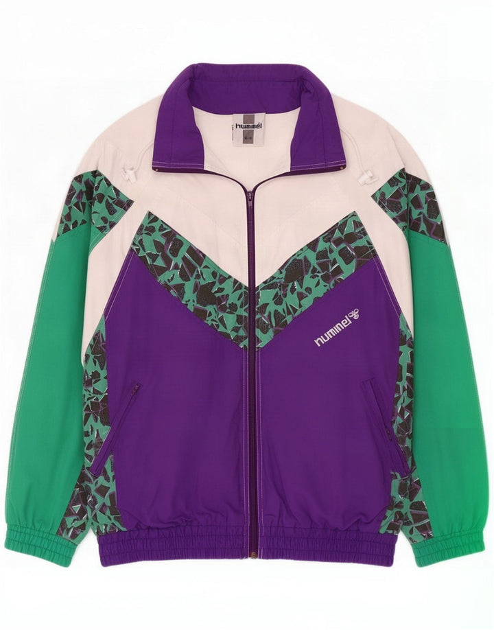Chaqueta superior de chándal para hombre Hummel UK 40 Medium Multicolor Colourblock