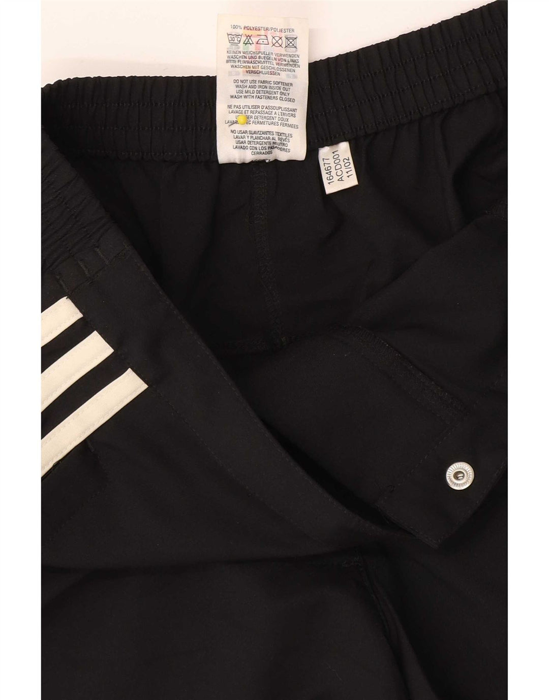 Adidas Pantalones cortos casuales Climalite para mujer UK 12 Medium W28 Poliéster negro