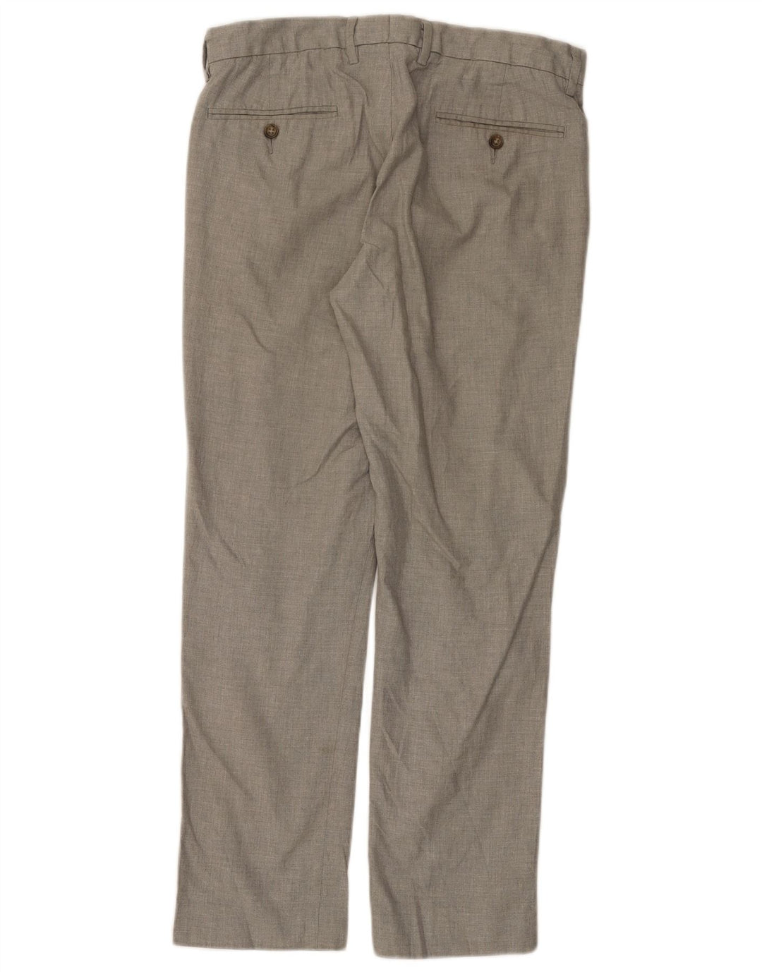 J. CREW Pantalón chino recto BOWERY para hombre W31 L30 Algodón gris