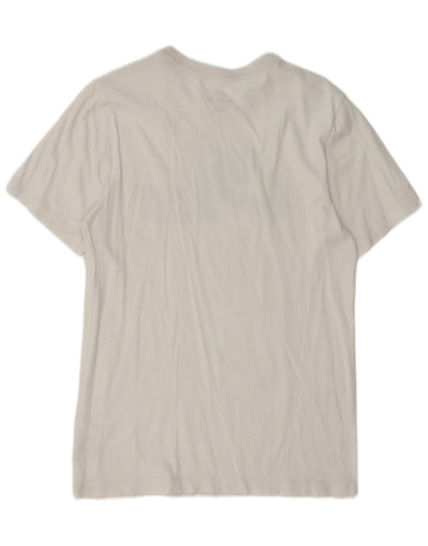 Nike - Camiseta gráfica para hombre, talla pequeña, algodón blanco