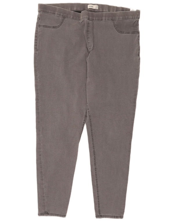 Marks & Spencer Vaqueros Jegging para Mujer UK 20 2XL W38 L26 Algodón Gris