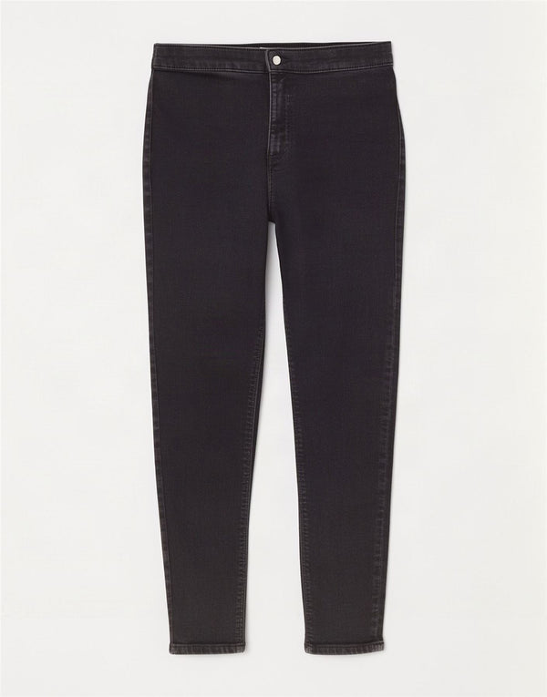 Vaqueros ajustados Joni para mujer de Topshop W30 L28 Algodón negro