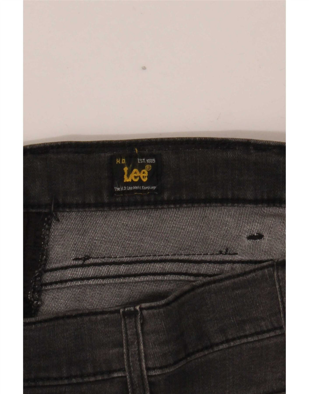 Vaqueros rectos Lee para hombre W32 L30 Black