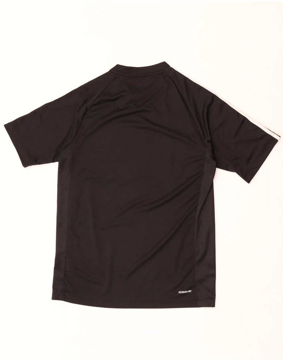 Adidas Hombre Aeroready Graphic Camiseta Top Pequeño Poliéster Negro