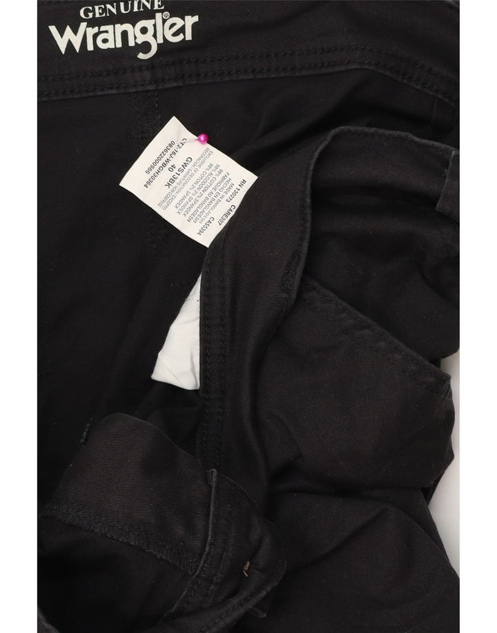 WRANGLER Pantalones cortos cargo para hombre W40 XL Algodón negro