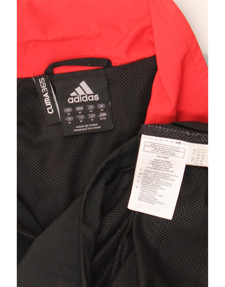 Adidas Mens Clima 365 Chándal Top Chaqueta Mediano Negro Poliéster