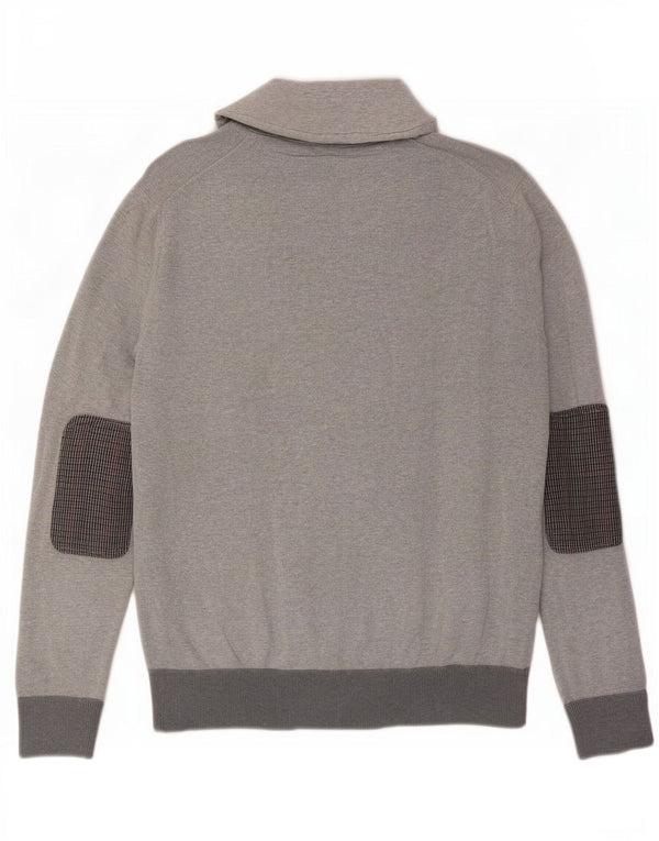 Tommy Hilfiger Suéter con Cuello Chal para Niños 15-16 Años XL Algodón Gris