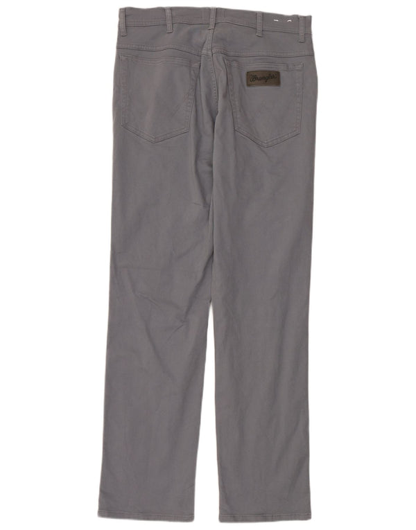 Wrangler Pantalones Casuales Recto Texas Para Hombre W32 L32 Algodón Gris