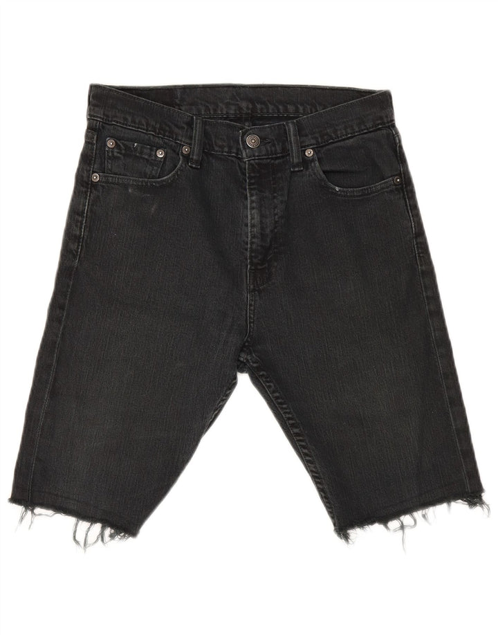 Levi's Shorts vaqueros para hombre W29 Small Black Cotton