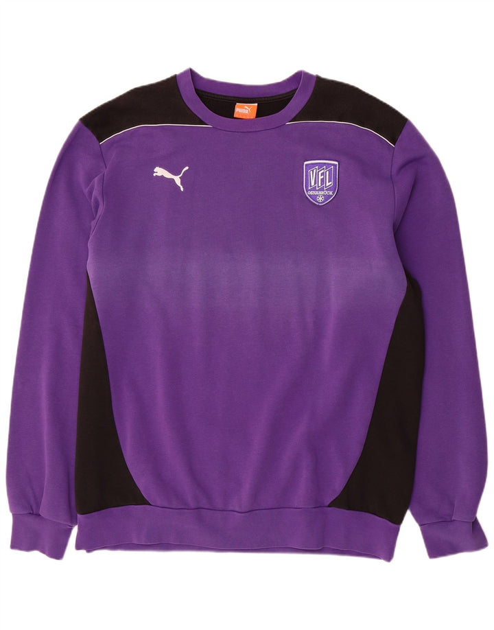 PUMA Osnabruck Sudadera Jumper 2XL Púrpura Colorblock Algodón