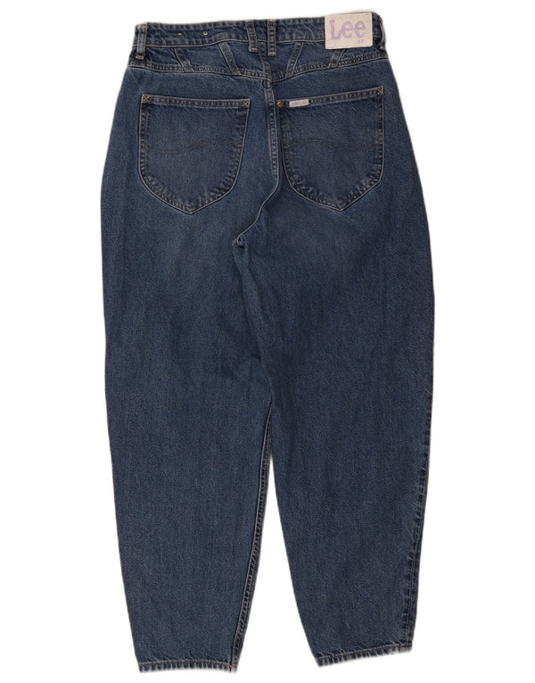 Lee Jeans cónicos de cintura alta para mujer US 10 Large W30 L26 Algodón azul