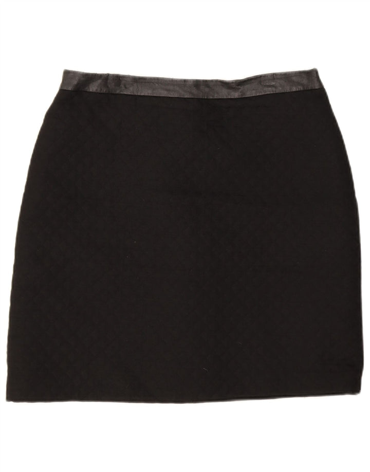 Marks & Spencer Minifalda para mujer Reino Unido 42 Mediano W30 Negro Argyle/Diamante