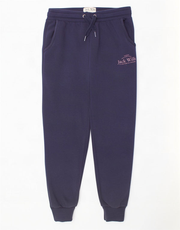 Jack Wills Pantalones de chándal con estampado gráfico para niña 8-9 años Azul marino