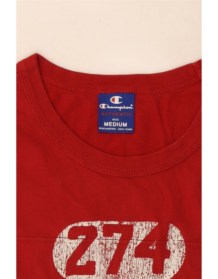Champion Camiseta Gráfica para Hombre Top Medium Rojo