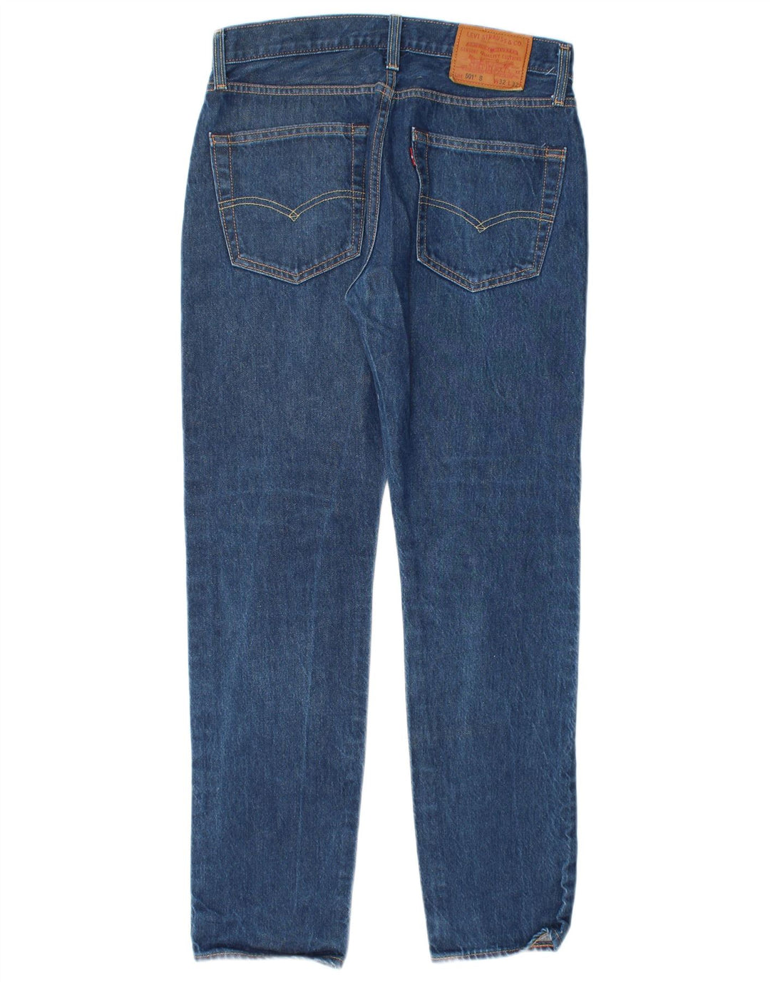 LEVI'S Jeans rectos 501 para hombre W32 L29 Algodón azul